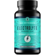 KEY NUTRIENTS Electrolyte Tablets, 200 Capsules, Salt for Dehydration, Fasting Electrolytes- Salt Pi
