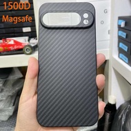 Case For Google Pixel 9 Pro XL Pixel9 Magsafe Magnetic Ring Real Aramid Carbon Fiber Mobile Phone Pr
