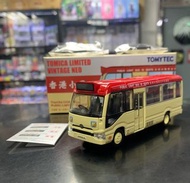 本月新車！現貨！ Tomica Limited Vintage Neo Tomytec Toyota Coaster Hong Kong Mini Bus Red 香港紅色專線小巴 (旺角線) (Hong Kong Exclusive 香港限定版)