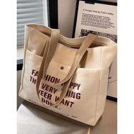 foldable recycle bag recycle bag foldable Letter Portable Commuter Simple Strong Canvas Bag