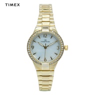 Timex Viewpoint Gold Plated Alloy Analog Quartz Watch For Women TCC3D85900 CLASSICS