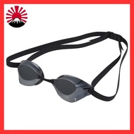FINA Approval] arena Swimming goggles for racing unisex [Aqua Force Swift] Silver x Smoke x Black x Black Free Size Mirror Lens No Cushion Anti-glare (swipe function)AGL-O140M