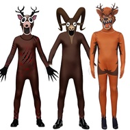 99 Nights In The Forest Deer Kids Cosplay Costume Animal Deer Owl Cosplay Jumpsuit Halloween Party C