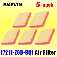 EMEVIN-5 Sets 17211-Z8B-901 Air Filter, HRX217 Suitable for Honda GCV160LA1, GCV190LA Engine Harmony