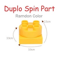 1 piece Spin Part Compatible Duplo Items Building Blocks