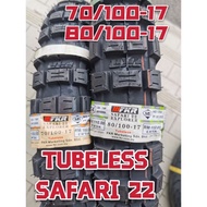 🔥🔥BIG SALES🔥🔥 FKR TYRE TAYAR 17 SAFARI X (MOTOR CROSS) Tube Tyre | Tubeless