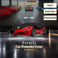 FERRARI F8 TRIBUTO (2019–2023) Car Cover Logo Printed Protecting Elastic Fabric Anti-Scratch For FER