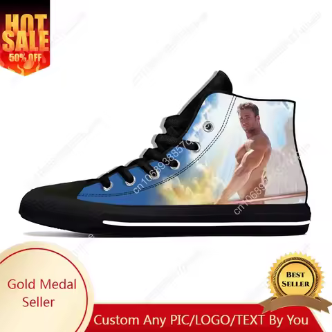 Billy Herrington Gachigasm Gachi Gachimuchi Funny Casual Cloth Shoes High Top Lightweight Breathable