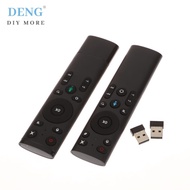 🎀🎁【Special price】Deng รีโมตควบคุมการหมุนวนด้วยรีโมตเสียงไร้สาย2.4G พร้อมตัวรับสัญญาณ USB Q5เมาส์อากา
