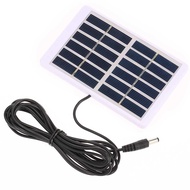 Solar Charger 1.2W/6V With 5521 DC Output 3M Cable Battery Charger Polycrystalline Solar Panel 84*13