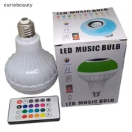 [CURUI] E27 RGB Smart  Speaker Music Bulb Colorful Dimmable Light Bulb With Remote Control 12W Led B