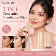 ELLEN ELLA Full coverage Foundation for Oily Skin Oil Conctrol Concealer Skincare Serum Foundation