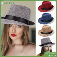 NOPVXBU Beach Sun Hat Spring Summer Autumn Gangster Cap Felt Fedora Cap