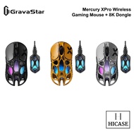 GravaStar Mercury XPro Wireless Gaming Mouse + 8K Dongle