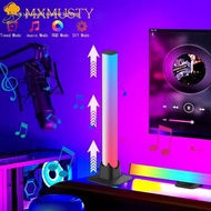 MXMUSTY RGB LED Light Bar, RGB Pickup Smart Music Rhythm Lights, Desktop Decoration USB Powered Ligh