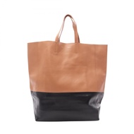 【二手】Celine CELINE Tote Bag Horizo​​ntal Cabas 165553EBTブラウン/黑色皮革 Horizo​​ntal Cabas Tote 女士二手 B