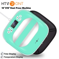 HTVRONT 220V Heat Press Machine for T-Shirts Portable 10"X10" Iron Press for Sublimation and HTV Vin