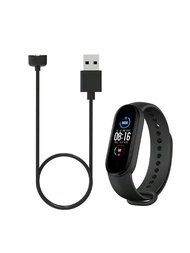 與小米手環5 6 7 5nfc 6nfc 6nfc兼容,適用於amazfit Band 5的3.3英尺磁力充電線,5v 1a替換usb充電線