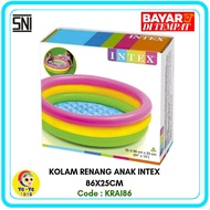 Kolam Renang Anak Intex Ukuran 86 cm x 25 cm/ Kolam Renang Bayi/ Kolam Renang Balon