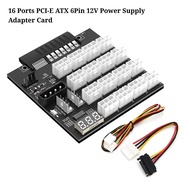 JMT 16Ports PCI-E ATX 6Pin Power Supply Adapter Card LED Voltage Display For HP 1800W / 2200W Power 