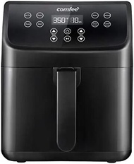 Replete 5.8Qt Digital Air Fryer, Toaster Oven &amp; Oilless Cooker, 1700W with 8 Preset Ftions, LED Touchscreen, Shake Reminder, Non-