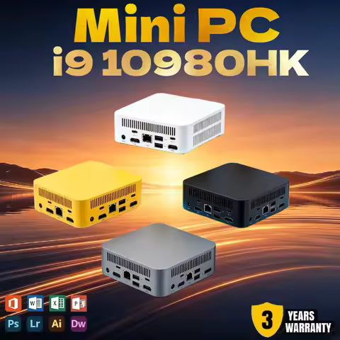 Mini PC Small Pocket Portable Computer Intel Core I9 10980HK 16GB RAM 1TB&2TB SSD Built-in WiFi6 BT5