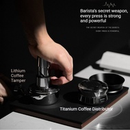 ‌MUVNA Gravity Coffee Distributor+Tamper | Adjustable 25-35lbs Impact Force | Auto-Return Spring | 5