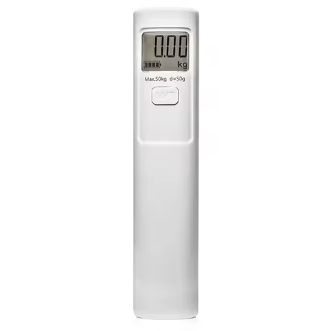 HLZS-Hand Luggage Scale Power Generation 50Kg 50G Portable Manual Digital Hanging Luggage Weight Sca