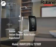 Rubine RWH933PB Instant Booster Water Heater &amp; Classicla TS7009 Rainshower (Delivery)
