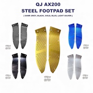 QJMOTOR QJ AX200S AX 200S AX 200 S STEEL FOOTPAD FOOT CARPET QJ ANTI SLAP PAD