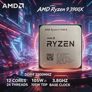 AMD | AMD Ryzen 9 R9 3900X CPU 12-Core 24-Threadprocessor 3.8GHz 12-Core 24-Thread for Gaming CPU Wi