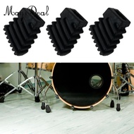 [MagiDeal] 3Pcs Percussion Stand Drum Stand Feet Protective Pads Replacement Leg Protectors