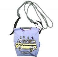 BALL & CHAIN x PEANUTS 特別版史努比巴士小號 326205 薰衣草色單肩包/斜挎包/迷你包 [近全新] [二手] [BALL & CHAIN x PEANUTS]