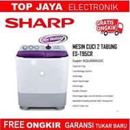 MESIN CUCI SHARP 9KG 2 TABUNG.SHARP MESIN CUCI 9KG 2 TABUNG