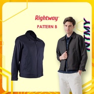 Rightway Pattern B Executive Corporate Uniform Gabardine Eksekutif Korporat Jacket