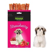 PRAMA DOG SNACK FRESH STRAWBERRY 70GR Cemilan DOG SNACK/ 70 GR