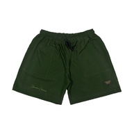 HIJAU Someone Army Green 004BS Embroidery Label Boardshorts
