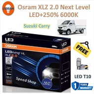 Osram หลอดไฟหน้า รถยนต์ XLZ 2.0 Next Level LED+250% 6000K Suzuki Carry แครี่ แถมฟรี LED T10 รับประกั