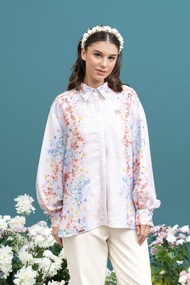Wearing Klamby - Brianna Blouse Parchment