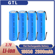 Rechargeable Battery 18650 Li-ion 3.7V 2800mAh 100% Original Legit Lithium Flat Rechargeable Batteri