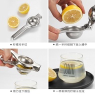 Mini Household Pomegranate Orange Juicer Squeeze Lemon Squeezer Manual Lemon Juicer Stainless Steel Juice Extractor