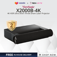 Viewsonic X2000B-4K | 4K HDR Ultra Short Throw Smart Laser Projector