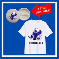 Children's T-shirt model Error 404 Sans, short sleeves, round neck, colorful, Error 404 badge