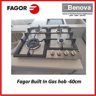 (DISPLAY SET) FAGOR 60CM 4BURNER (S/S) GAS HOB