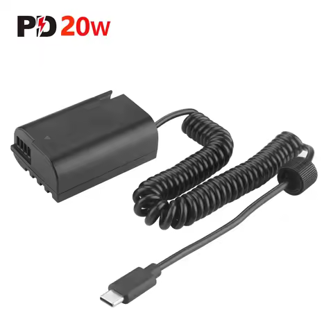 Type-C DMW-BLK22 Dummy Battery DMW-DCC17 Power Adapter for Panasonic DC-S5 DC-S5K Lumix S5 LUMIX GH6