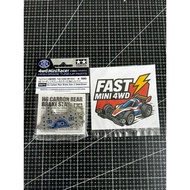 Tamiya 95675 Carbon Rear Brake Stay (1.5mm) for Fully Cowled Mini 4WD (30th Anniversary)