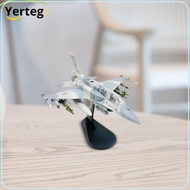 Prettyia 1:72 F-16F เครื่องบินจำลองชั้นวางเครื่องประดับจำลองเครื่องบินที่สมจริงสำหรับห้องนั่งเล่นตกแ