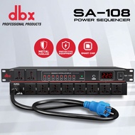 DBX SA-108 Professional Power Sequencer, 8+2 10-channel switch conference audio one-touch power sequ