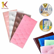 Satu Keluarga Walpaper Foam Dekorasi Rumah C119 Wallpaper 3D Foam Headboard Bed Wall Stiker Wallfoam