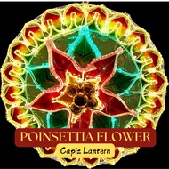 Pampanga Capiz Parol Poinsettia Christmas Decor Lantern